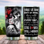 Couples Skull Personalized Stainless Steel Tumbler