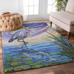 Great Blue Heron Rugs Home Decor