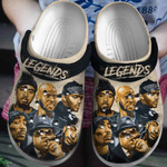 Black African American Hiphop Lengends Crocs Classic Clogs Shoes