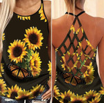 Sunflower Criss Cross Tank Top