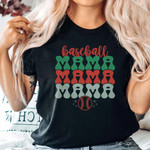 Softball Mama Mama Mama Mother's Day Tshirt