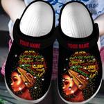 Personalized I Am Black Women African American Crocs Classic Clogs Shoes