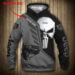 Personalized Jeep Punisher 3D Hoodies