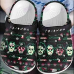 Pixel Art Friends Horror Movie Halloween Crocs Classic Clogs Shoes
