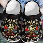 Follow Your Dreams Freddy Skellington Horror Movie Halloween Crocs Classic Clogs Shoes