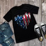 Jeep Lover American Flag Independence Day Tshirt
