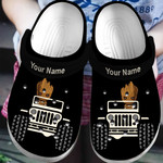 Personalized Baby Groot Drive Jeep Crocs Classic Clogs Shoes