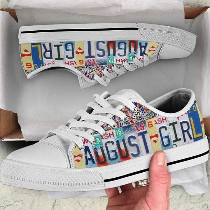 August Girl White Low Top Shoes
