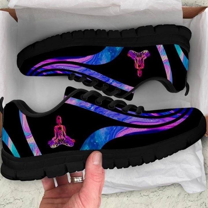 Girl Yoga Purple Sneaker Shoes