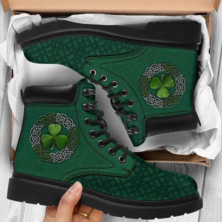 St Patrick's Day Shamrock Irish Classic Boots Shoes PANCBO0034