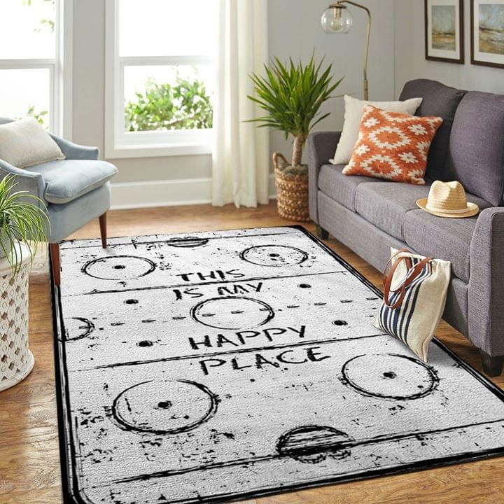 This Is My Happy Place Hockey Rug PAN