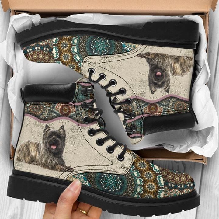 Yorkshire Terrier Mandala Classic Boot Shoes