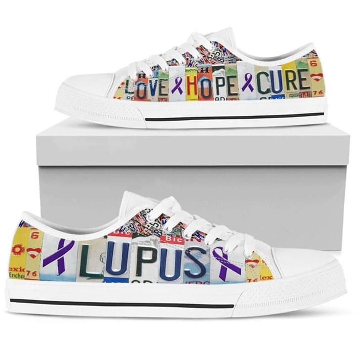 Love Hope Cure Lupus Low Top Shoes