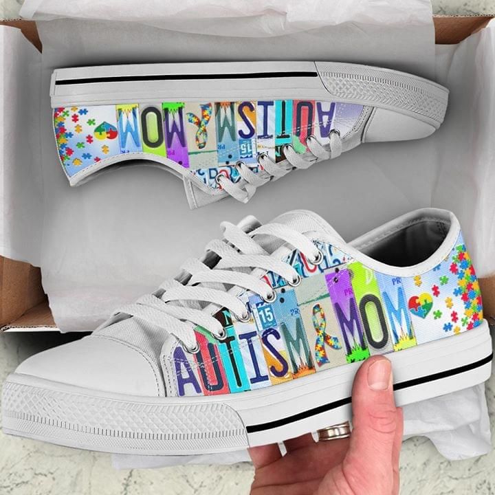 Autism Mom Low Top Shoes PANLTS0064