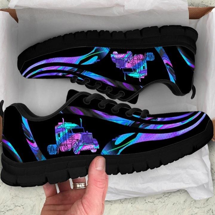 Truck Color Blue Purple Sneaker Shoes