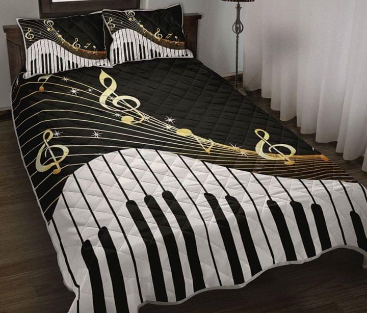 Piano Music Quilt Set PANQBS0045