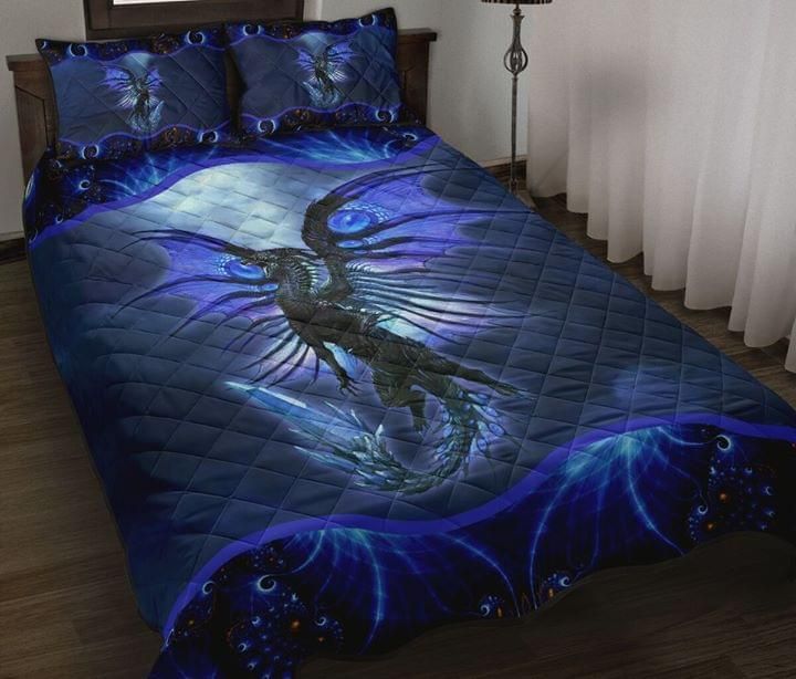 Dragon Blue Quilt Set