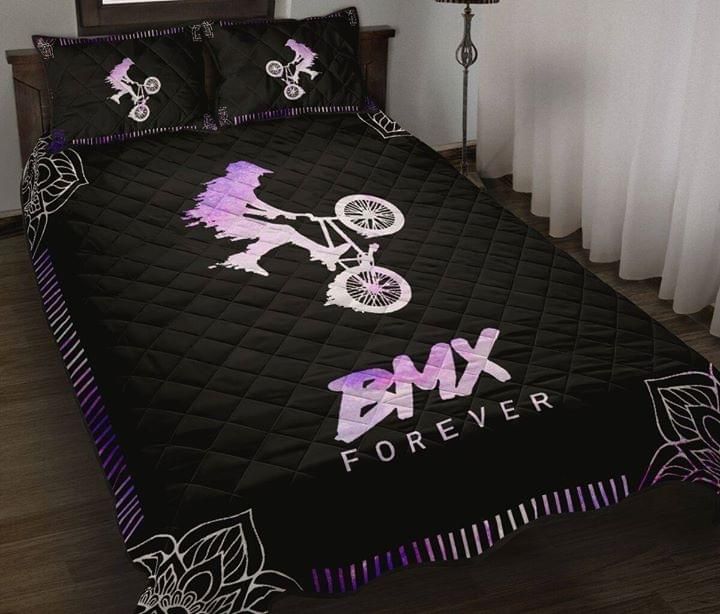 BMX Forever Biker Quilt Set