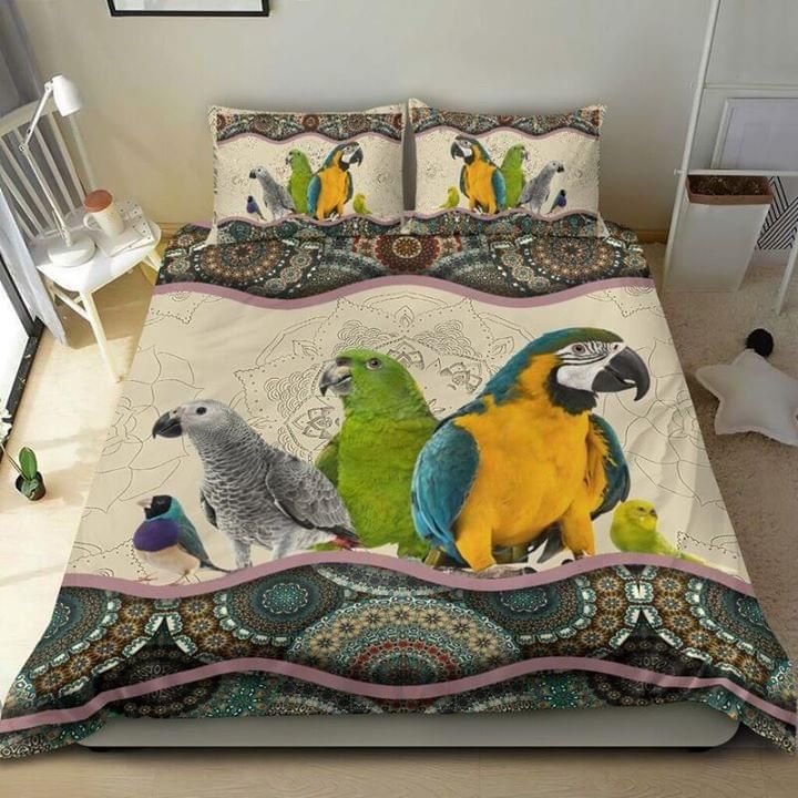 Parrots Mandala Bedding Set