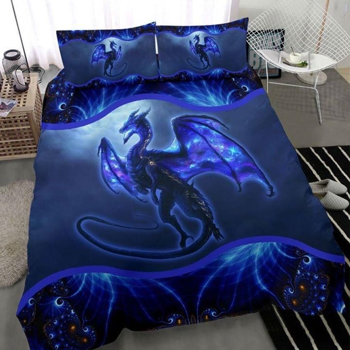 Dragon Blue Bedding Set