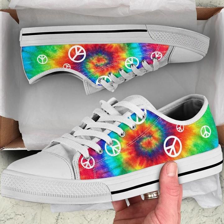 Hippie Rainbow Low Top Shoes PAN