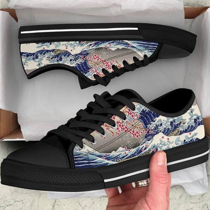 Blossom And Wave Low Top Shoes PANLTS0011