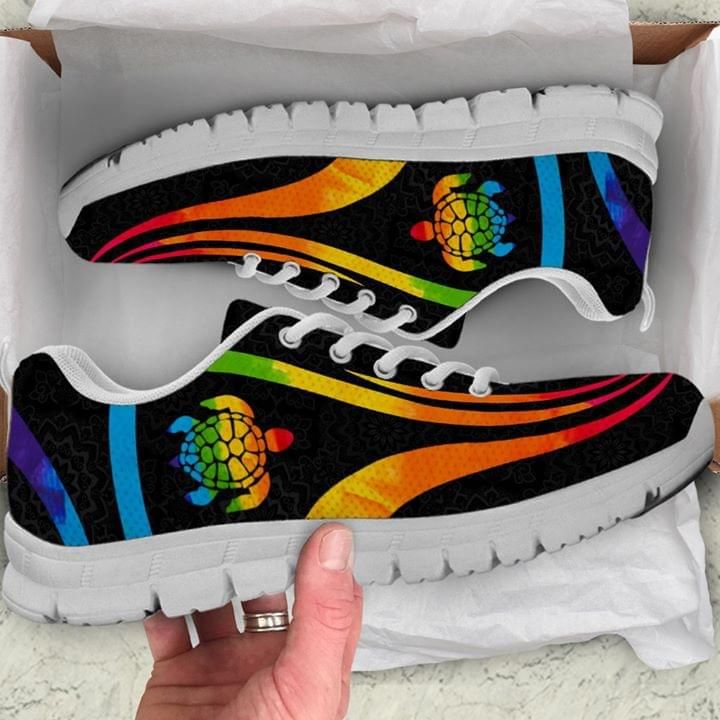 Turtle Rainbow Sneaker Shoes PAN