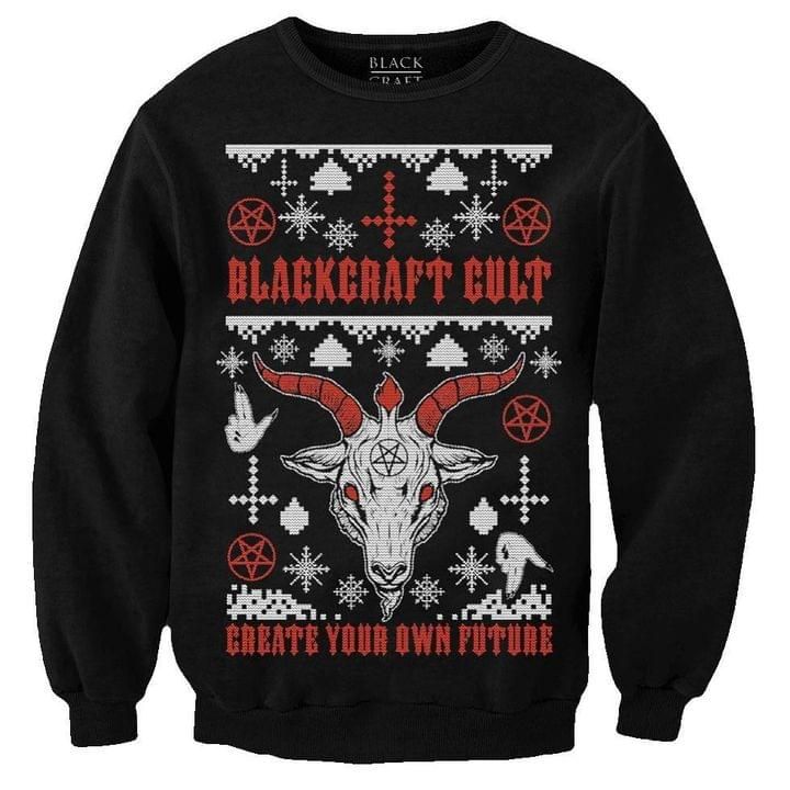 Blackcraft Cult Create Your Own Future Christmas Sweatshirt PAN