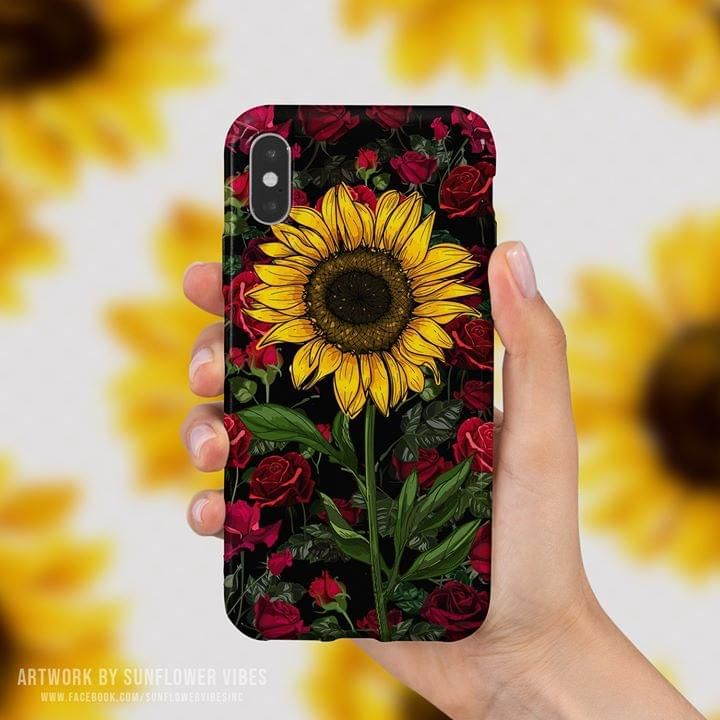 Sunflower With Full Of Roses Phone Case PANPHC0010