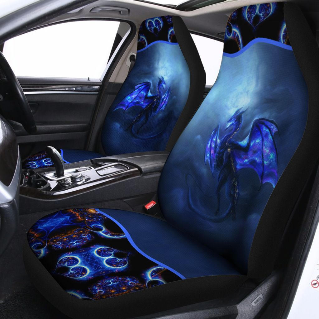 Dragon Blue Art Car Seat Cover PANCSC0009