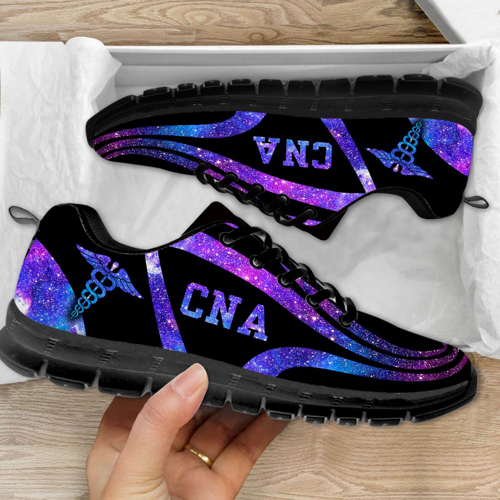 CNA Blue Purple Sneaker Shoes PANSNE0046