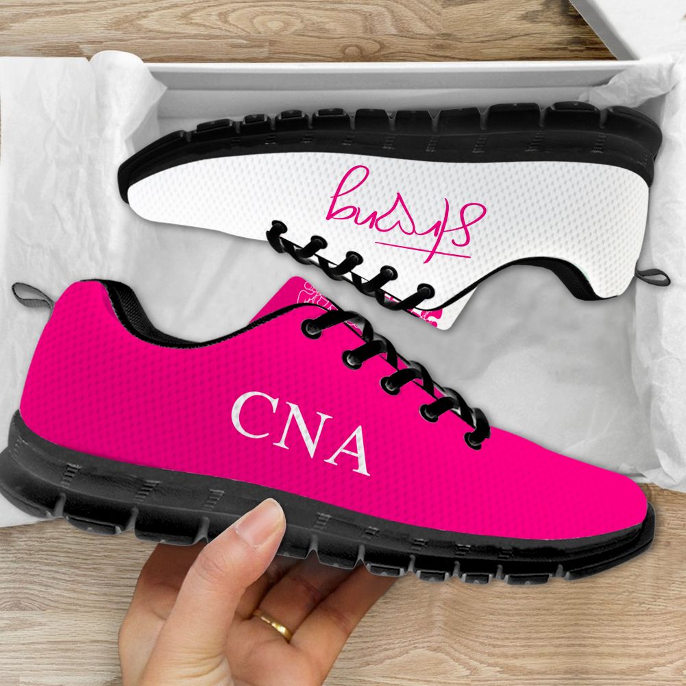 CNA Strong Pink And White Sneaker Shoes PAN