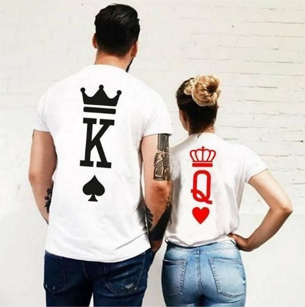 Personalized Gift For Couple T-shirt King And Queen Card
