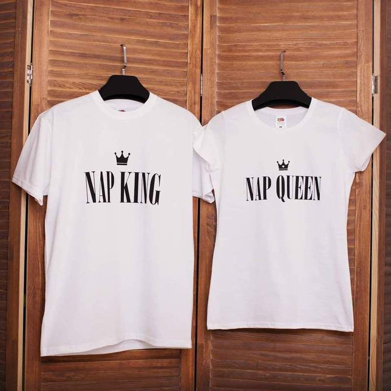 Personalized Gift For Couple T-shirt King Of Whatevers Left And Queen Of Everything