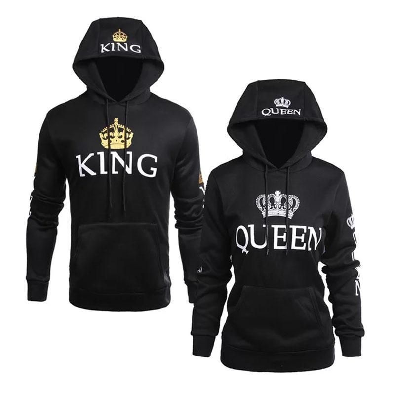 Couple Hoodie 3D Queen And King PAN3HD0041