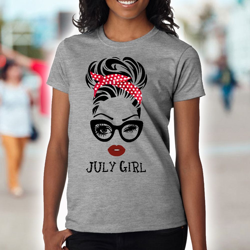 July Girl Birthday Tshirt PAN