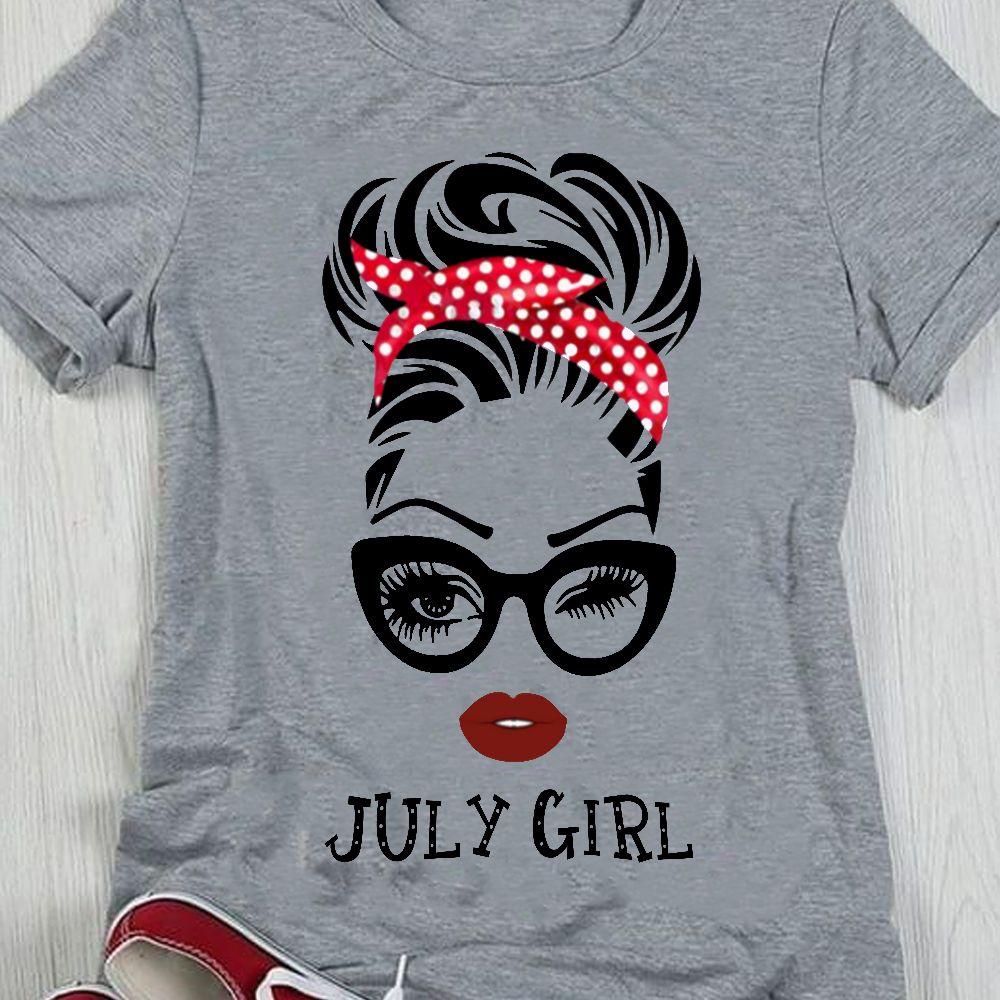 July Girl Birthday Tshirt PAN