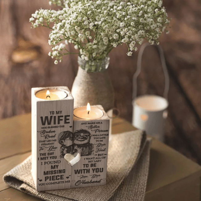 Personalized Valentine Day Gifts For Her Candle Holder - But I Want All Of My Last To Be With You PAN