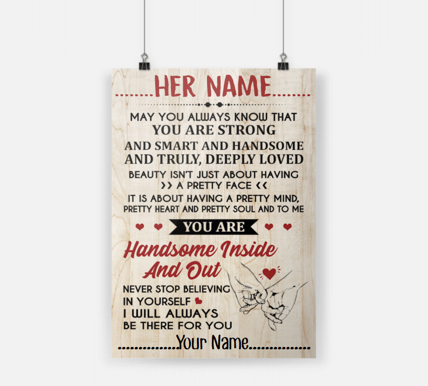 Personalized Gift For Couple Poster May You Always Know That You Are Strong