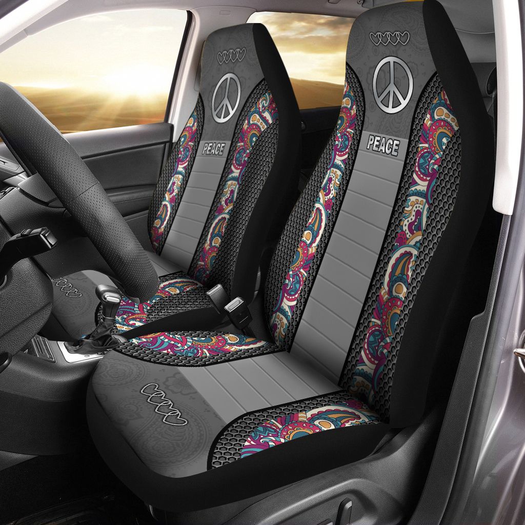 Peace Hippie Mandala Car Seat Cover PANCSC0062
