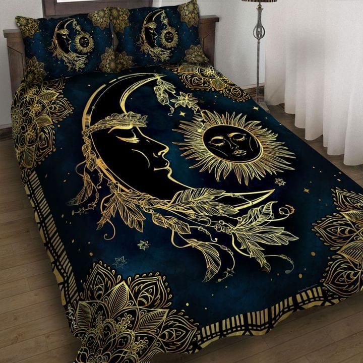Moon And Sun Mandala Bedding Set