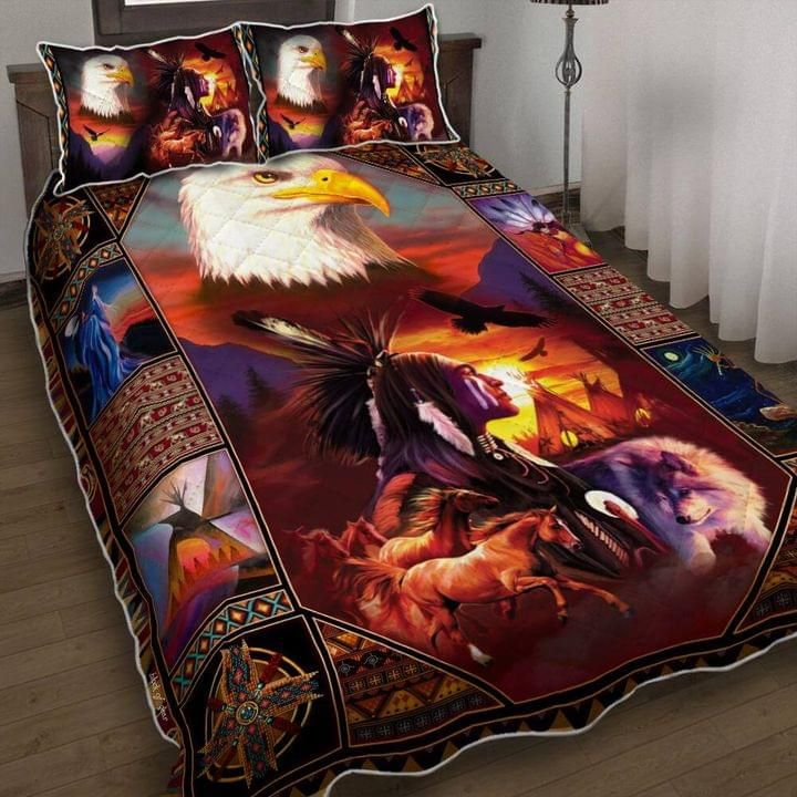 Native American Inspired Eagle Quilt Set