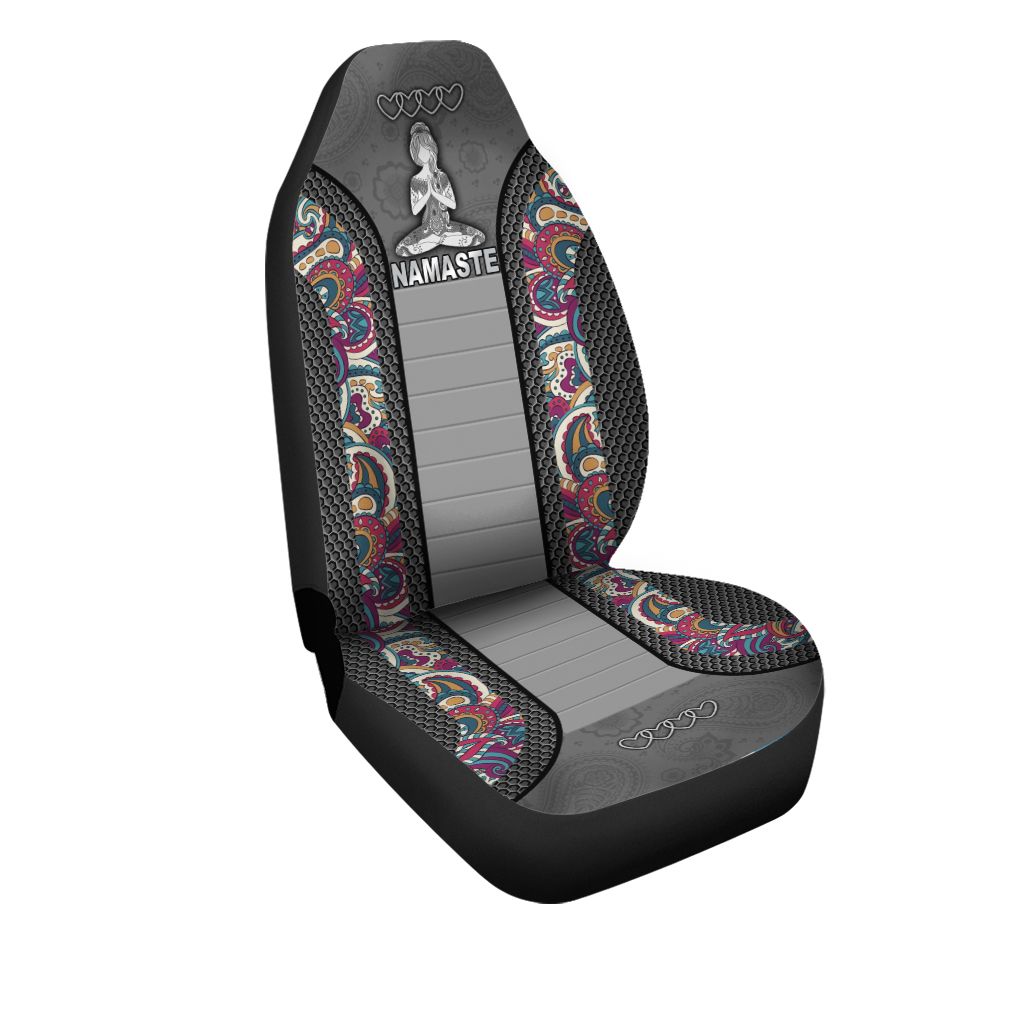 Namaste Mandala Girl Yoga Car Seat Covers PANCSC0061