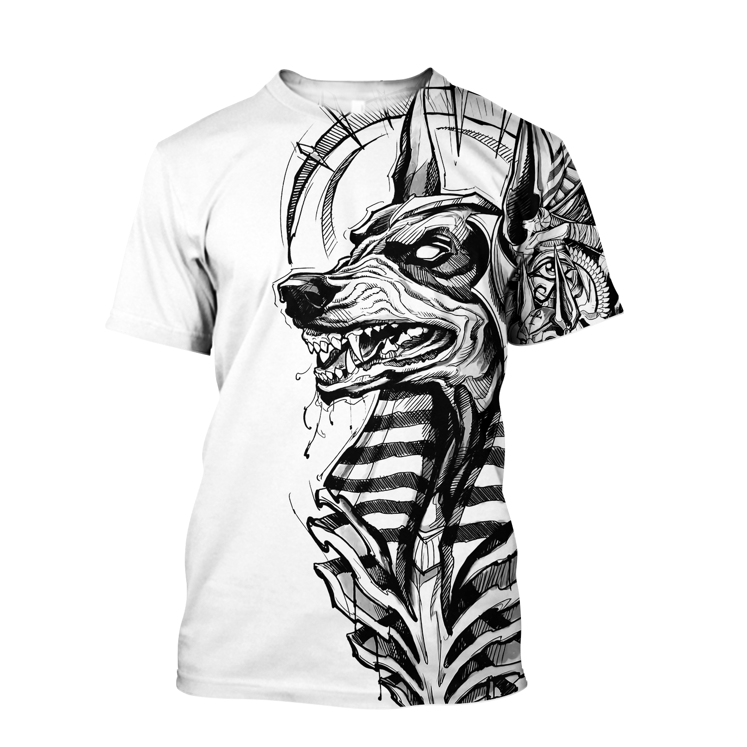 Ancient Egypt Anubis 3D All Over Printed Shirt for Men and Women