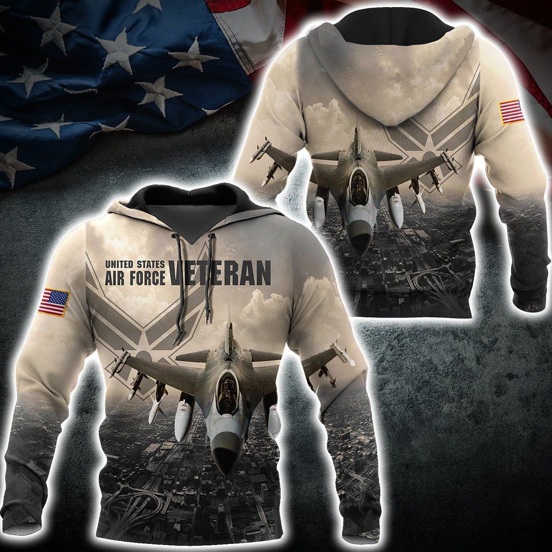 US Air Force Veteran 3D All Over Printed Unisex Shirts