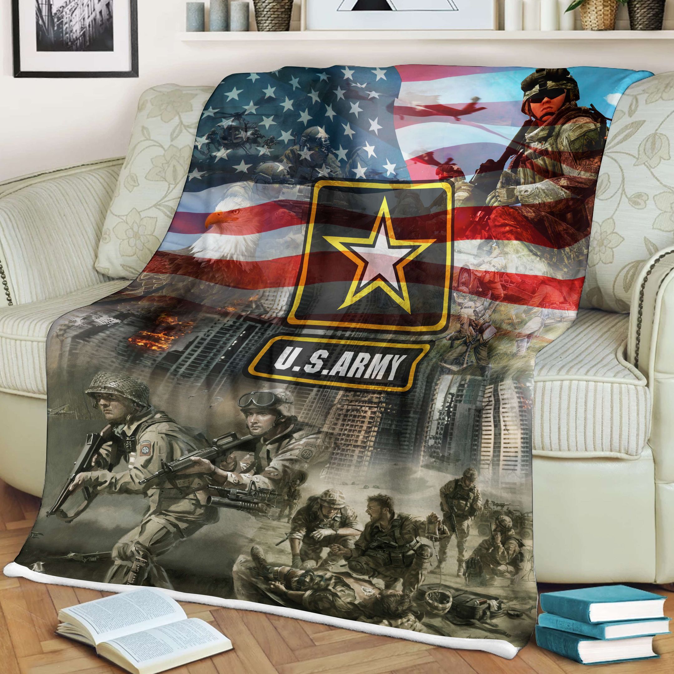 U.S Army Soft and Warm Fleece Blanket