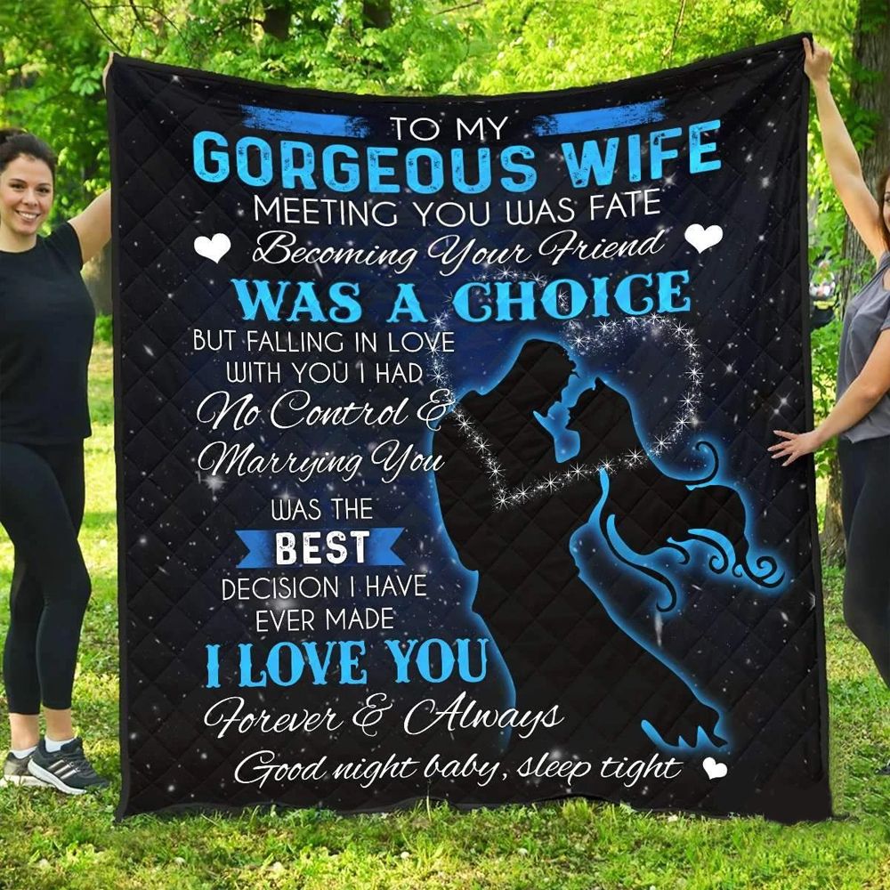 Personalized Gift For Wife Fleece Blanket I Have No Control Falling In Love With You
