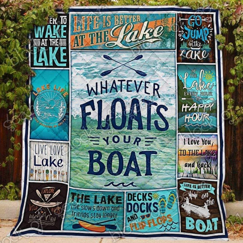 Lake Lover Boat All Season Quilt