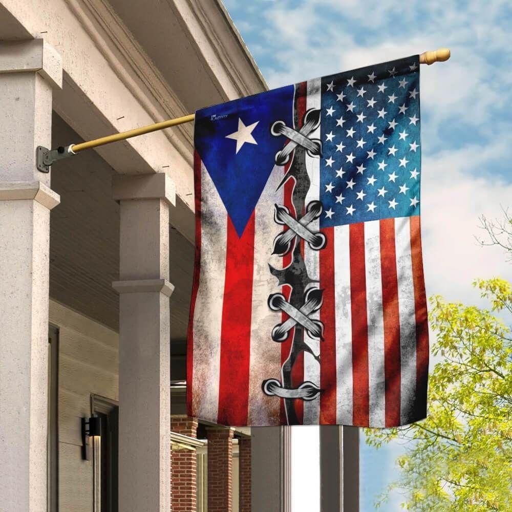Proud Puerto Rico USA Garden Flag PAN