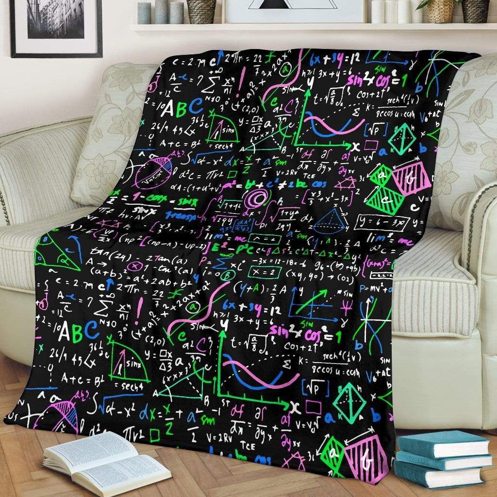 Mathematics Love Math Lover Fleece Fleece Blanket